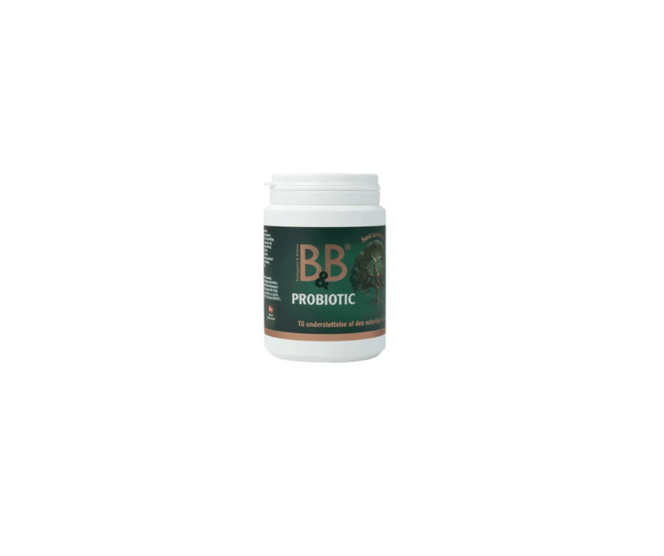 B&B Probiotic 100/200 g – Styrk din hunds tarmflora med probiotika for et godt immunforsvar