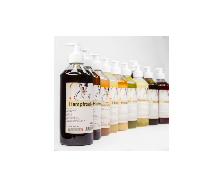 Oil’it Fårefedt 500 ml og 1000 ml – Naturlig energi og pelspleje til hunde