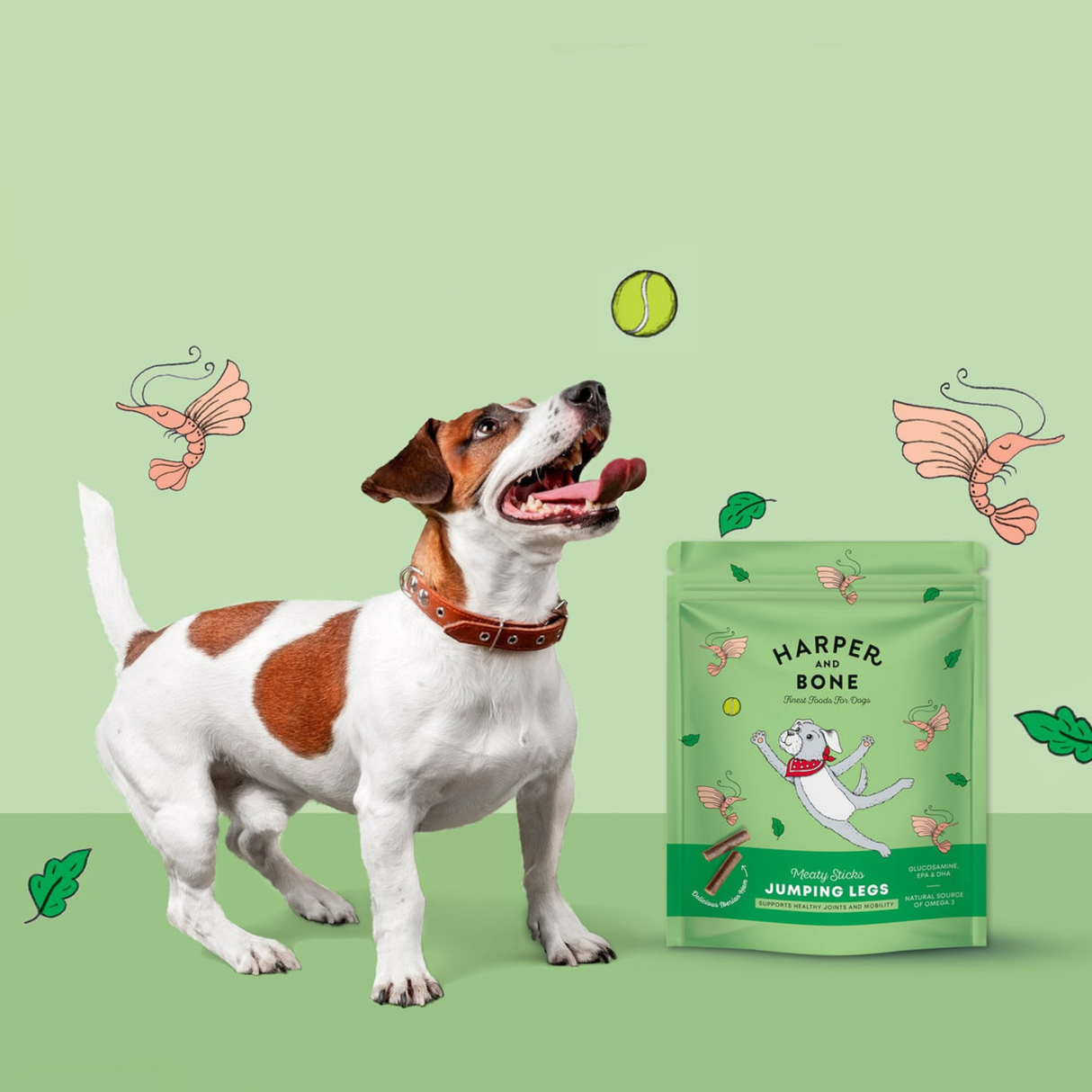 Harper & Bone Joint and Mobility Meaty Sticks – bløde snacks til bevægelse og aktiv hverdag