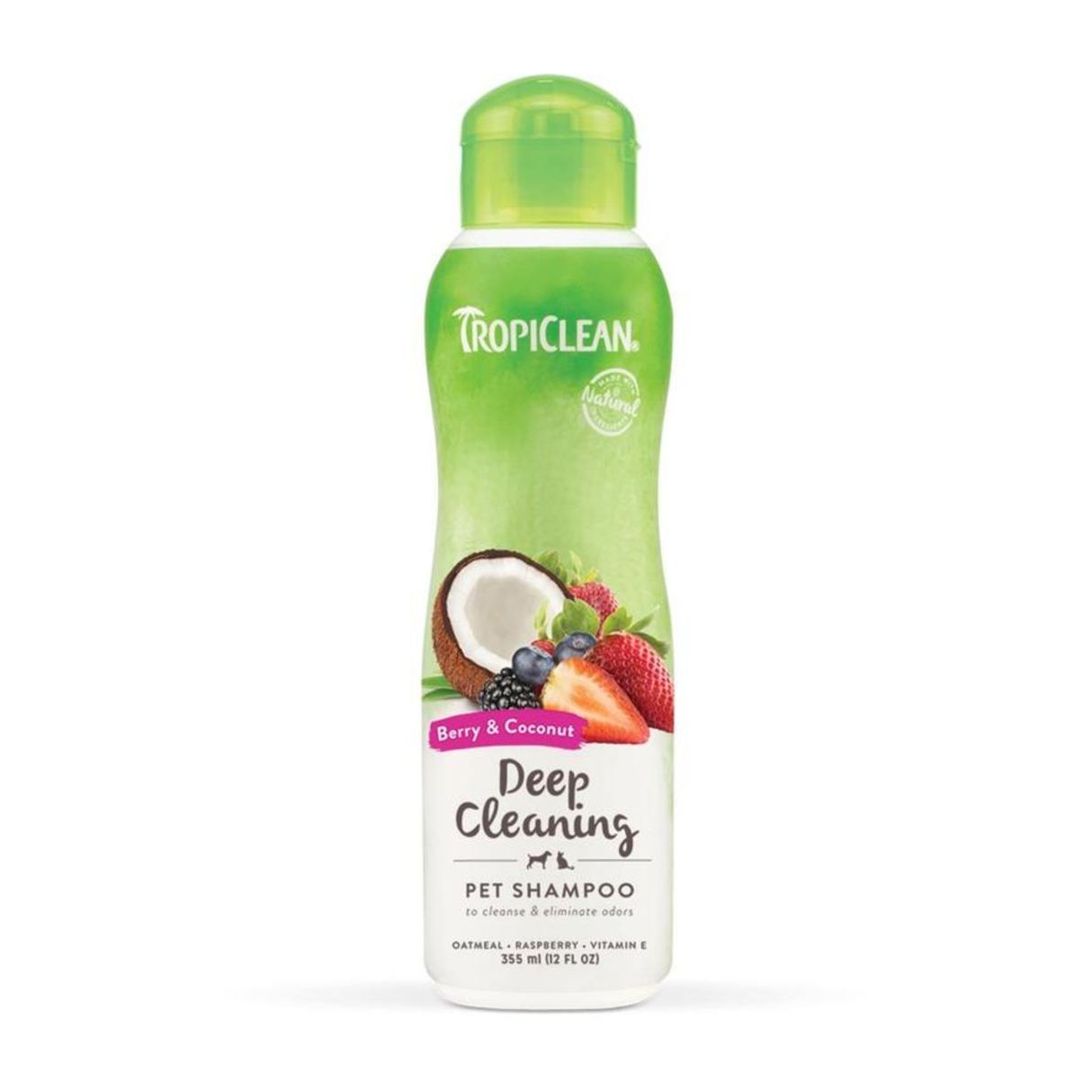 Tropiclean Berry & Coconut Shampoo – naturlig glans og frisk duft
