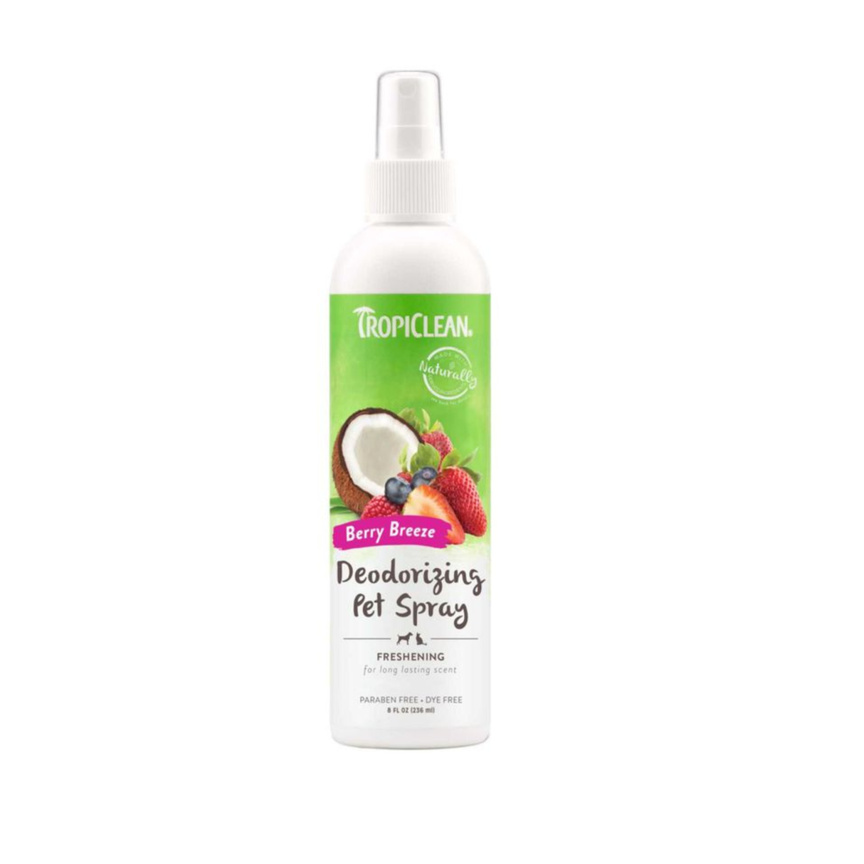 Tropiclean Berry Breeze Pet Spray – frisk duft og blød pels mellem badene