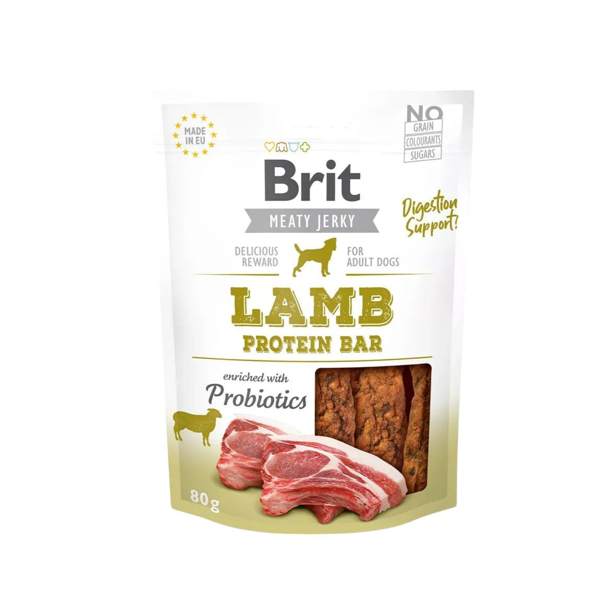 Brit Meat Jerky Snack – lam | Proteinbar med naturlige ingredienser