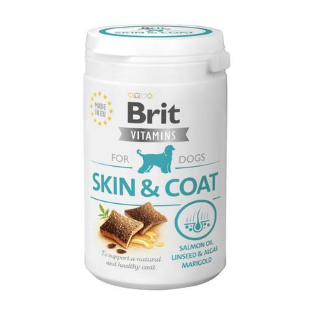 Brit Vitamins Skin & Coat – sund hud og blank pels på naturlig vis