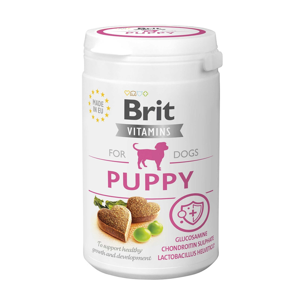 Brit Vitamins Puppy – naturlig støtte til hvalpens sunde vækst og udvikling