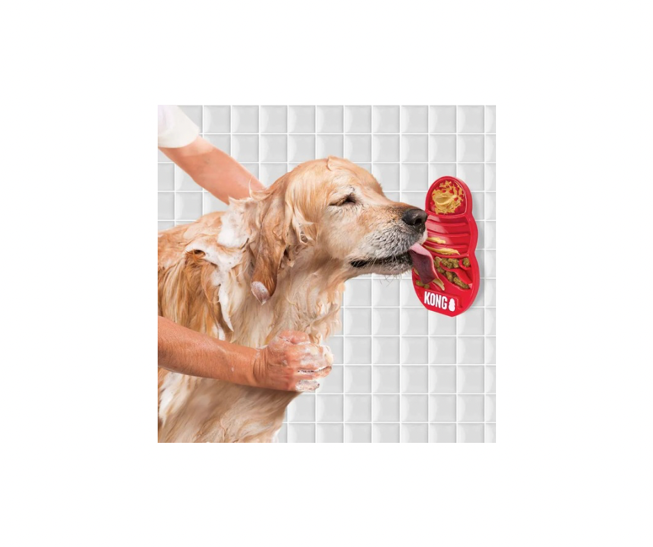 KONG Licks – Slikmåtte med sugekopper til små og store hunde