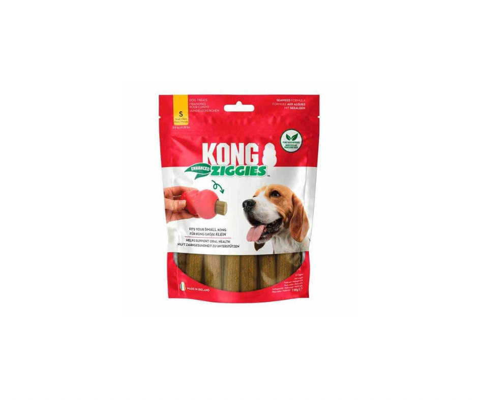 KONG Ziggies Enhanced – Naturlige tyggepinde til hunde
