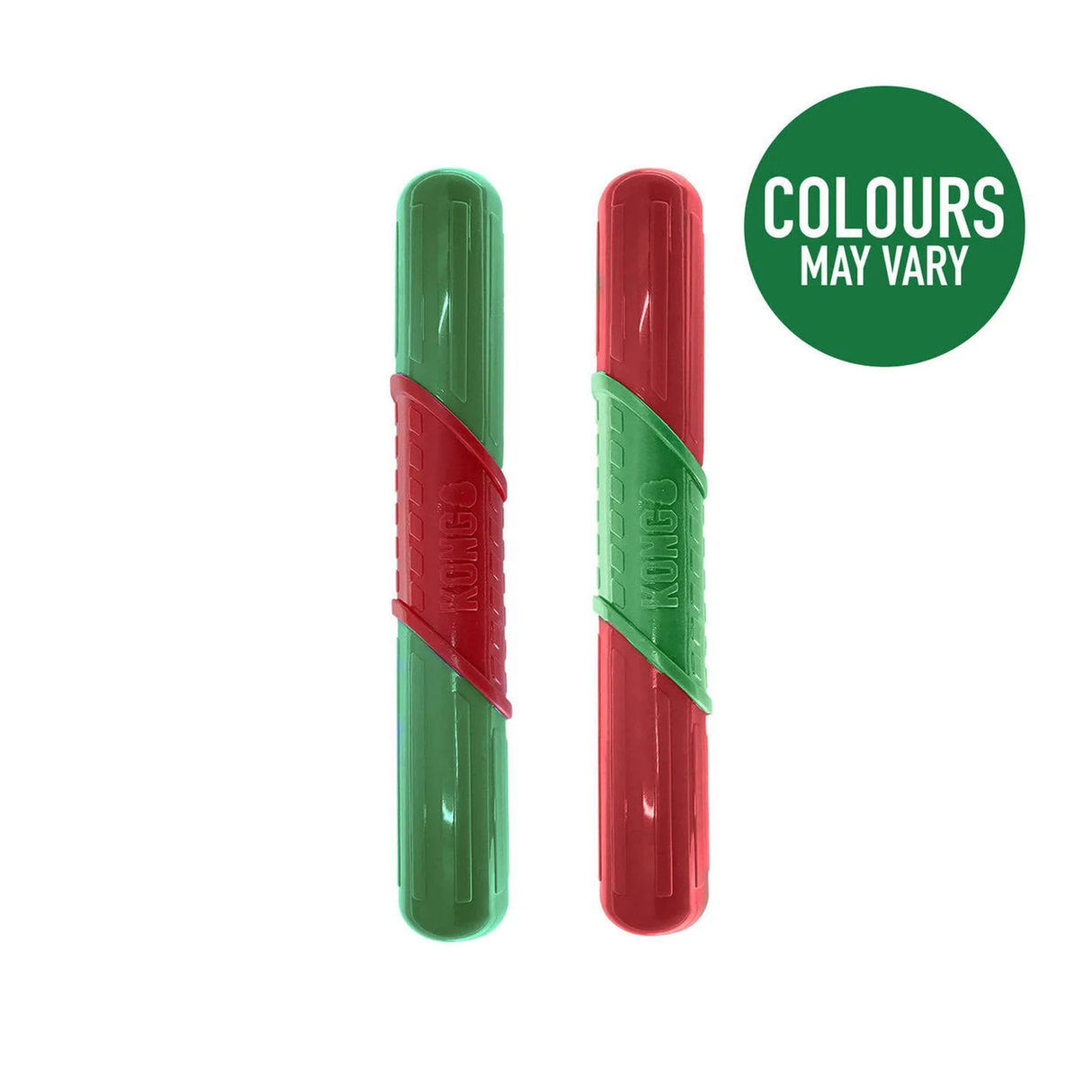 KONG Holiday CoreStrength Rattlez Stick – juletyggelegetøj med ranglelyd