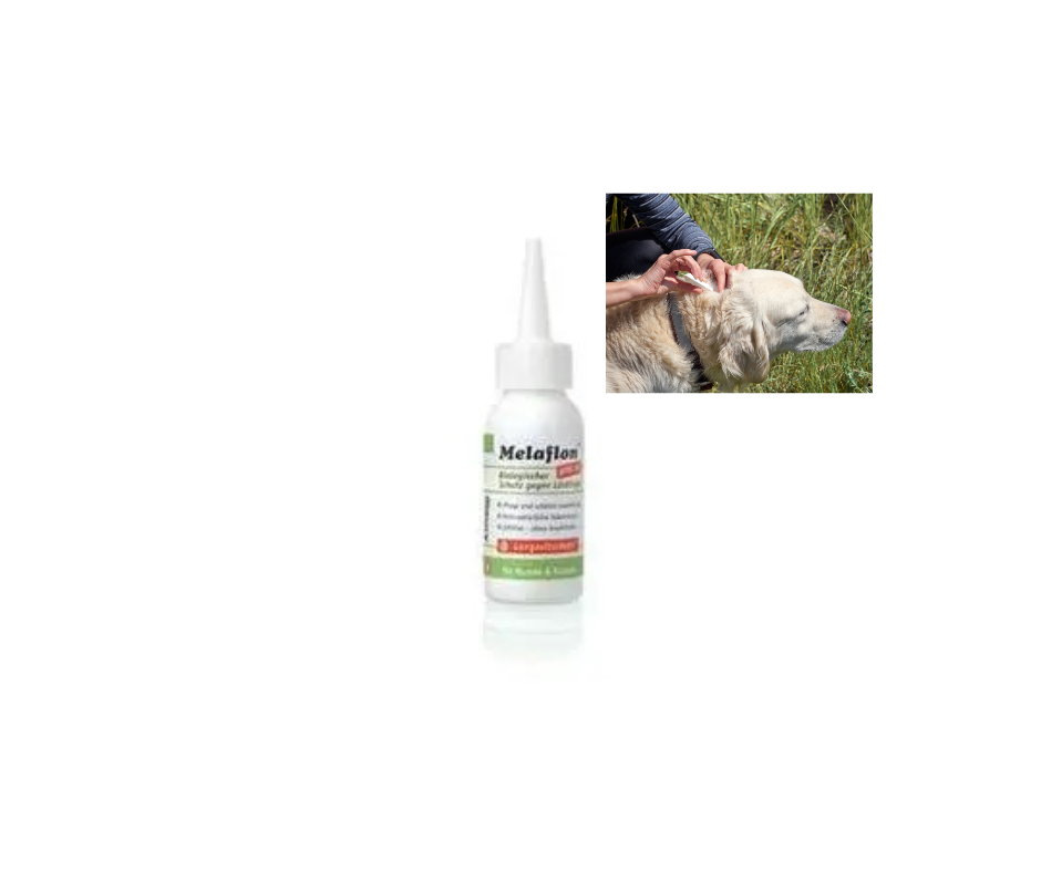 ANIBIO Melaflon Spot-on – Naturlig beskyttelse mod flåter og lopper (10 ml / 50 ml)