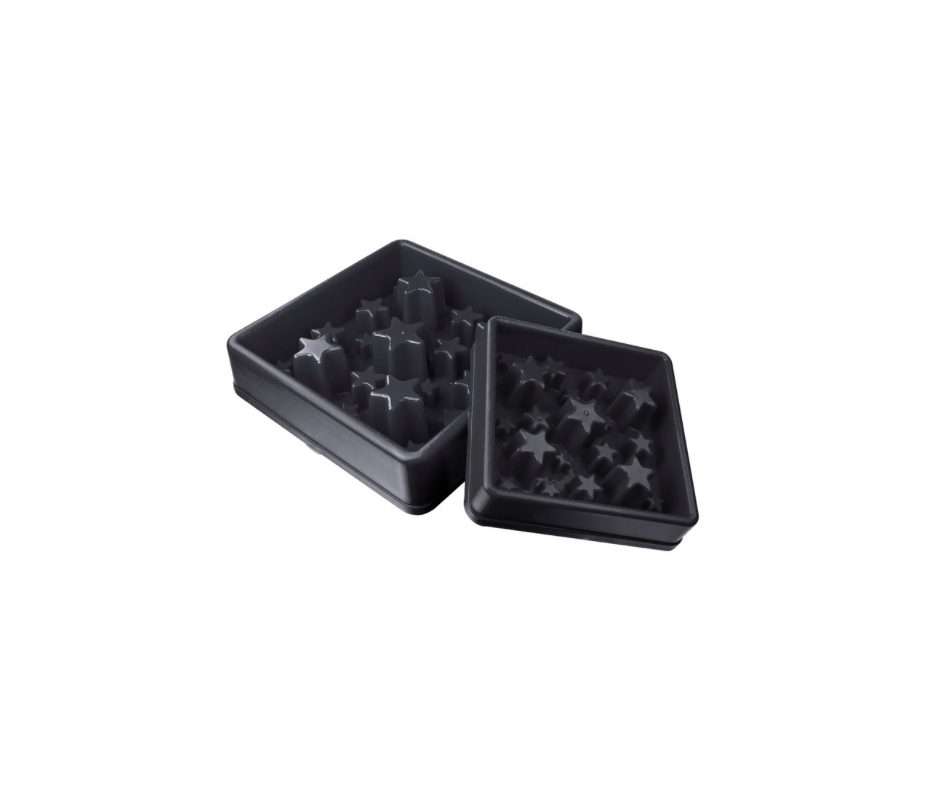 Eat Slow Live Longer Star Grey – Slikkemåtte til rolig spisning og aktivering