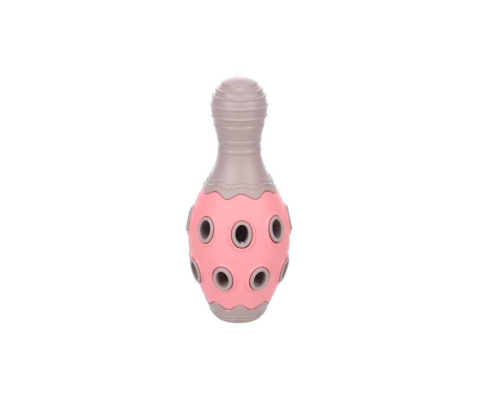 Rubber Benty Cone til hvalpe – Sjov og slidstærk tyggelegetøj i pink