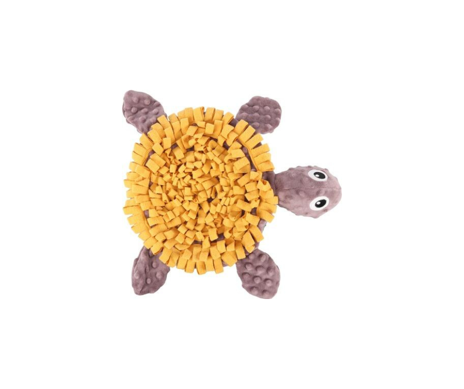 Flamingo- Snusemåtte Morgano Skildpadde – Sjov og stimulerende aktivering til din hund og