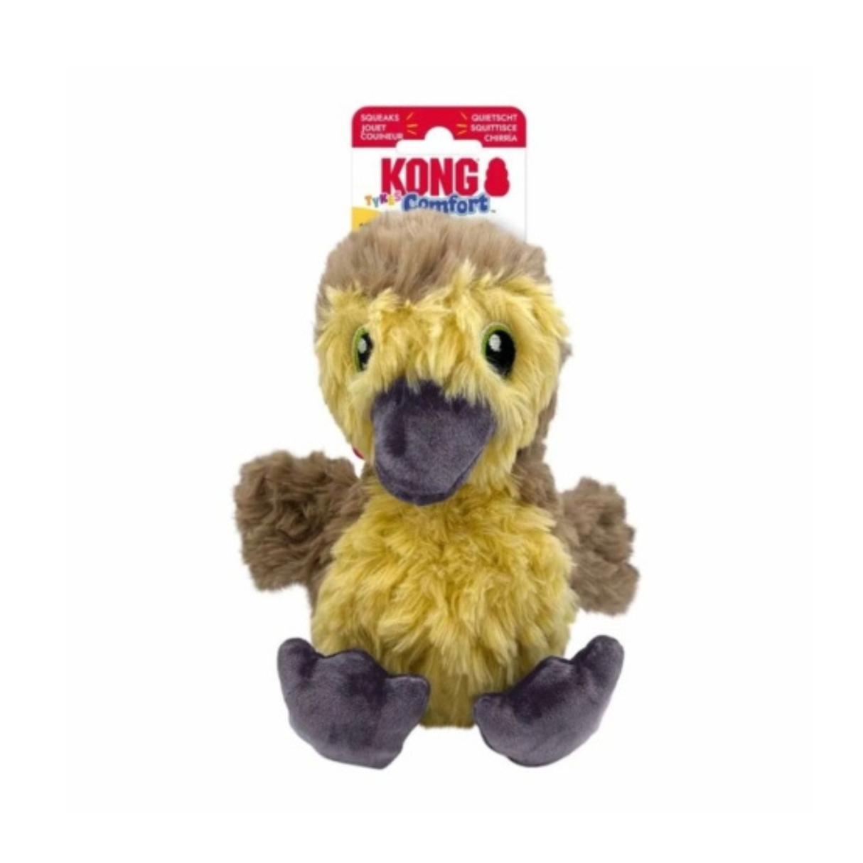 KONG Comfort Tykes Gosling – blød og alsidig plys-and til leg og hygge