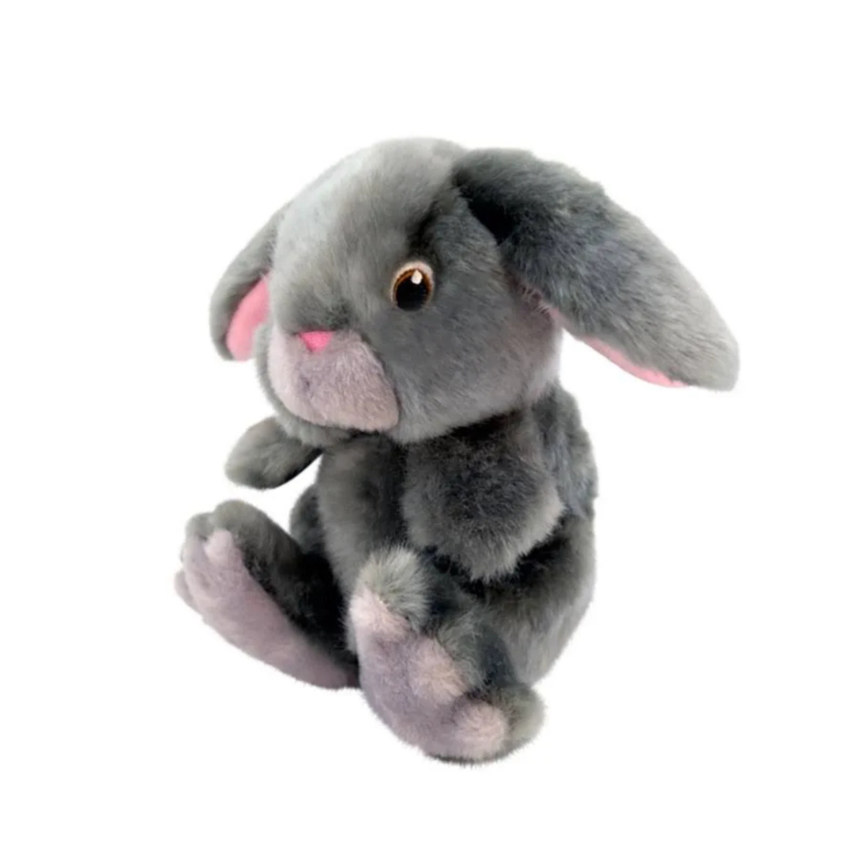 KONG Toughz Bunny – ekstra slidstærk og blød plys-kanin til leg og hygge