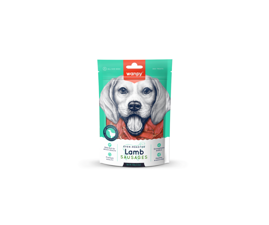 Wanpy Dog Lamb Sausages – Smagfulde lammepølser til hunde (100 g)