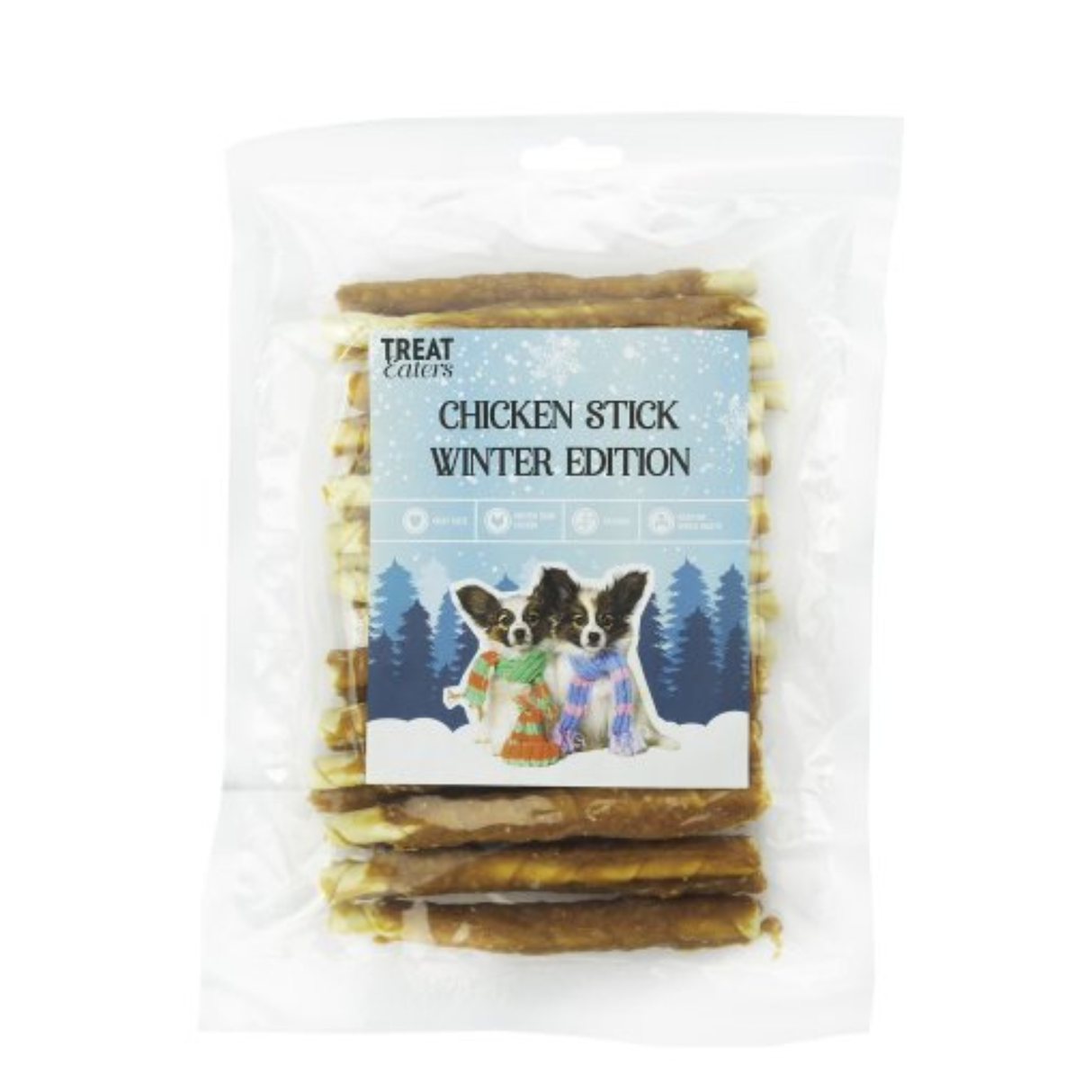 Treateaters Winter Chicken Sticks 350 g – Sprød vintergodbid med kylling