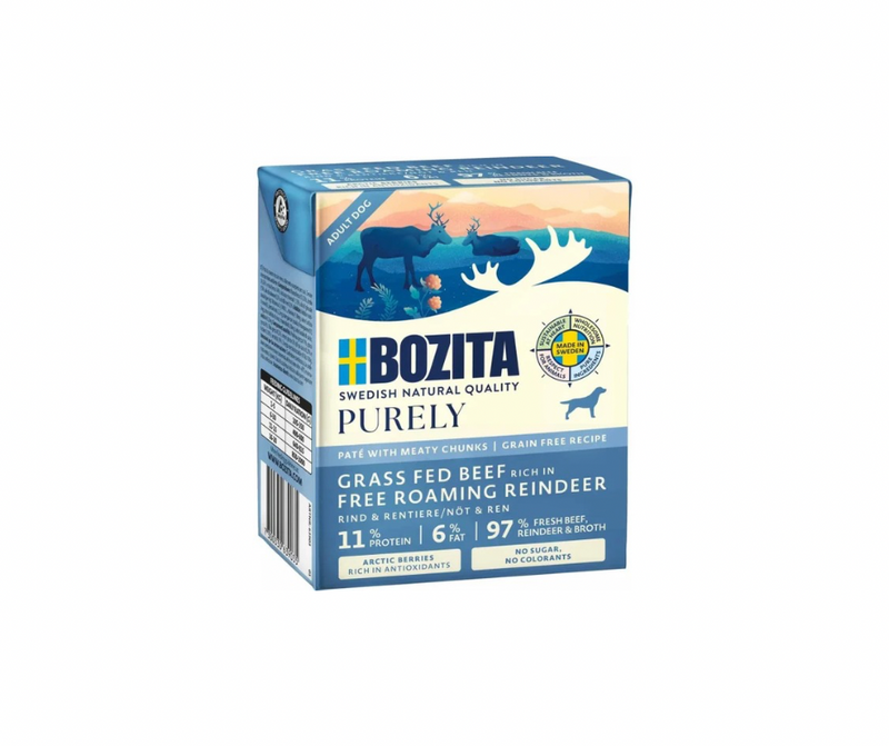 Bozita Purely Paté 370 g – kornfrit vådfoder med højt kødindhold