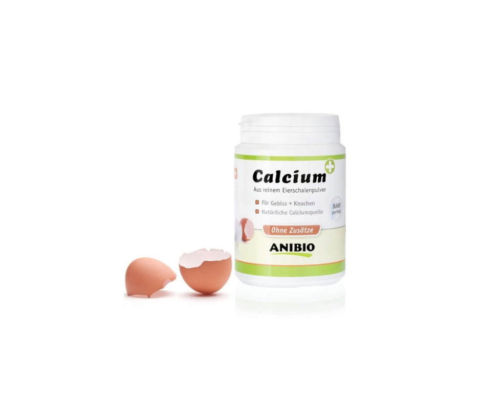 Anibio Calcium+ Økologisk Æggeskal Pulver 320 g – Naturlig støtte til knogler og tænder