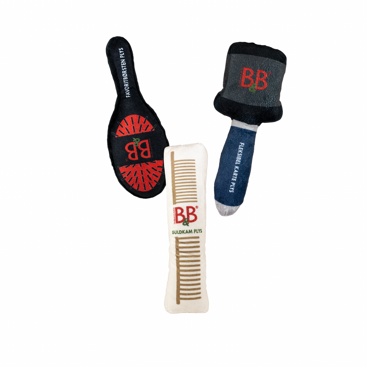 B&B Grooming Plys – vælg mellem Favorit, Flexkarte eller Guldkam (25 cm)