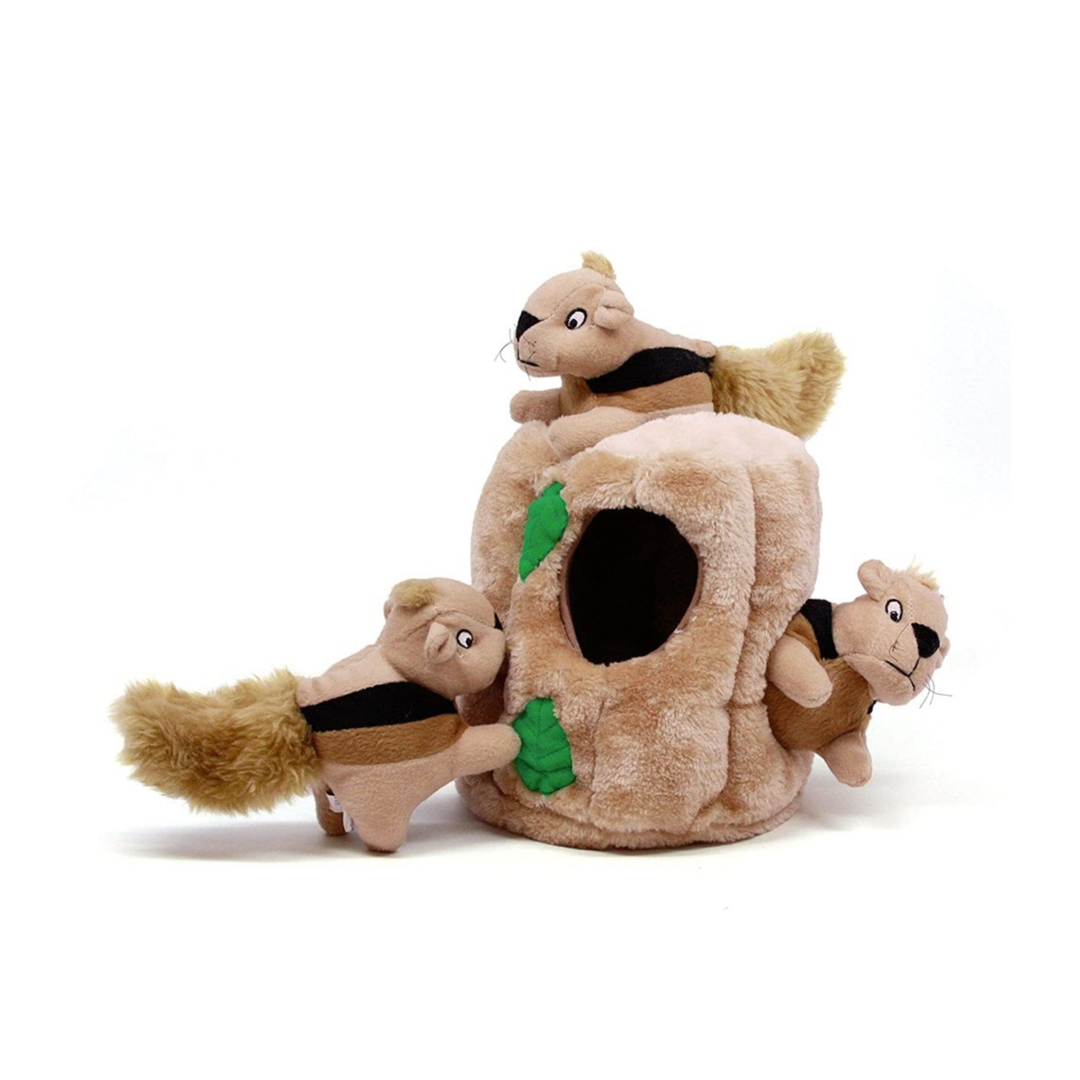 Outward Hound Hide A Squirrel – interaktivt hundelegetøj med egern (størrelse S)