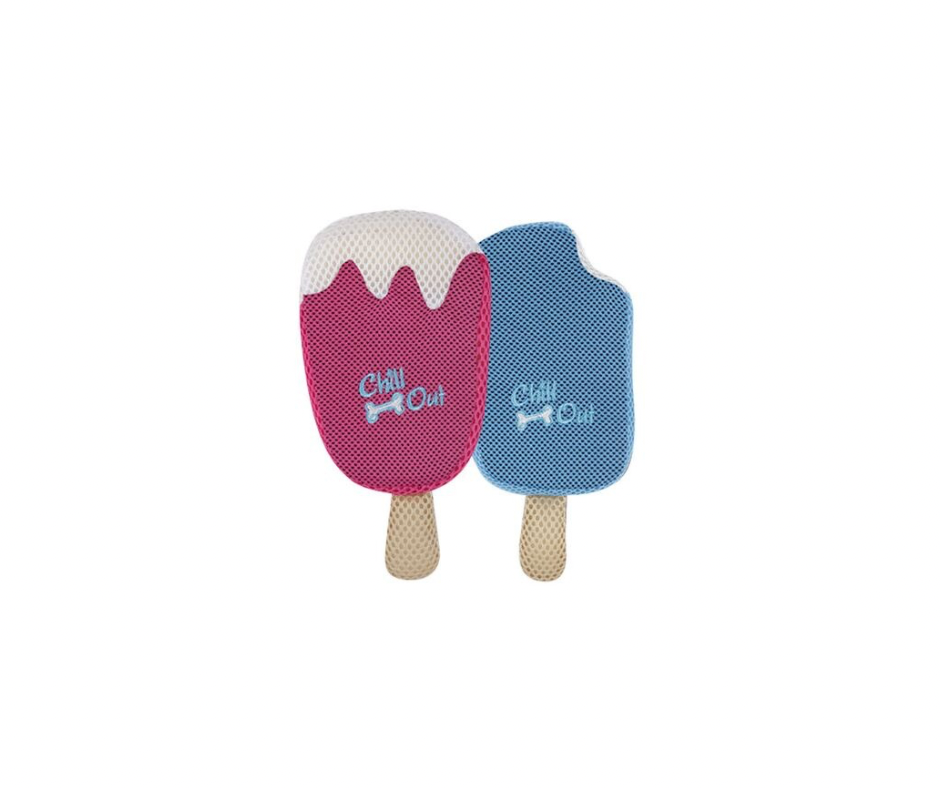 Kølende islegetøj til hund – fås i blåbær og jordbær 20x10x3 cm