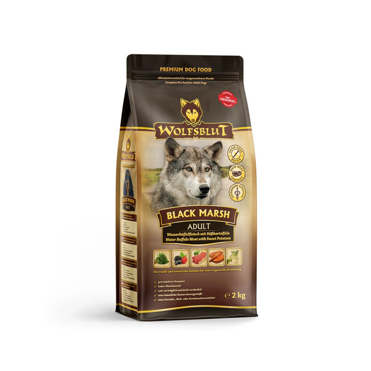 Wolfsblut Black Marsh – Vandbøffel Adult 2 kg