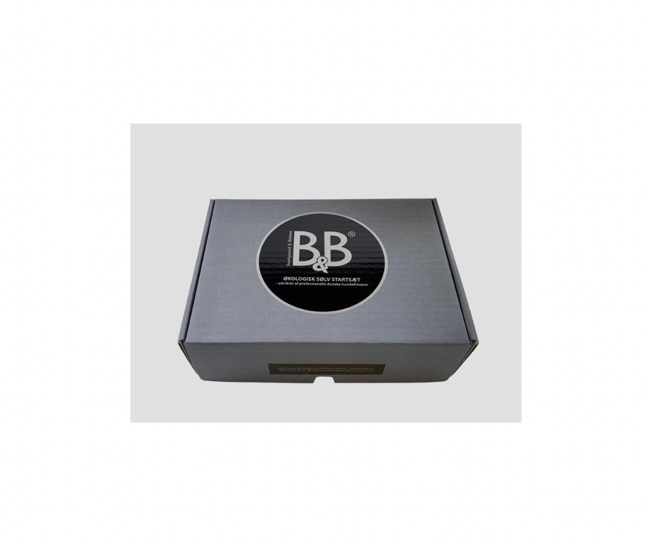 B&B Startboks Kolloid Sølvserie – Naturlig hudpleje til dit kæledyr samlet i én eksklusiv æske