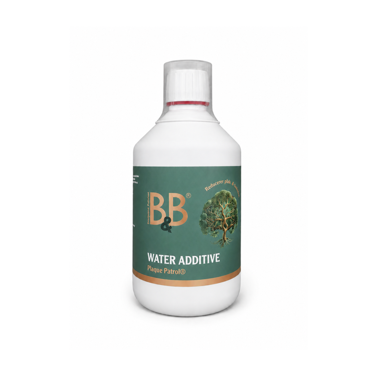 B&B Plaque Patrol® Water Additive – tandpleje til hund via drikkevandet
