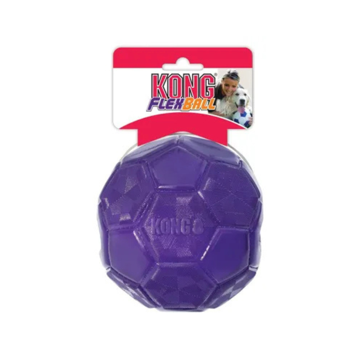 KONG Flexball – fleksibel, robust og skabt til vilde lege (M/L)