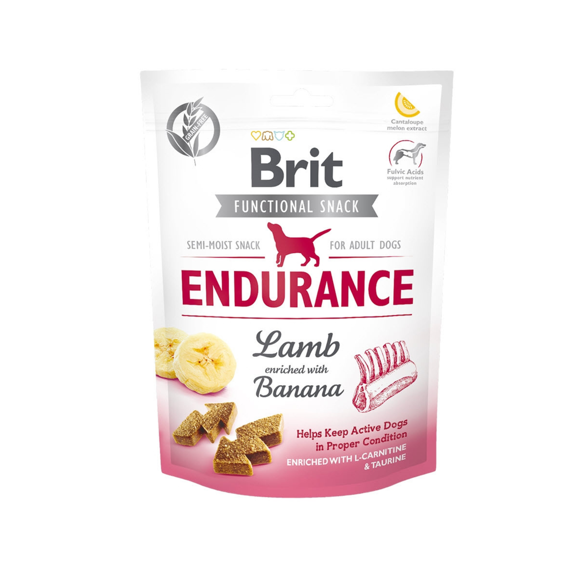 Brit Care Endurance Functional Snack Active – Lam med banan (150 g)