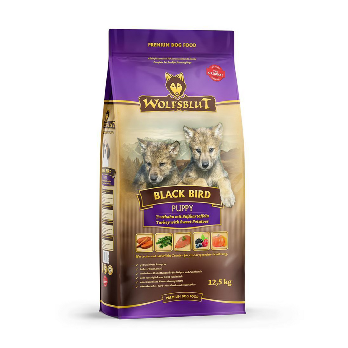 Wolfsblut hvalpefoder med kalkun til hvalpe 12,5 kg Black Bird Puppy