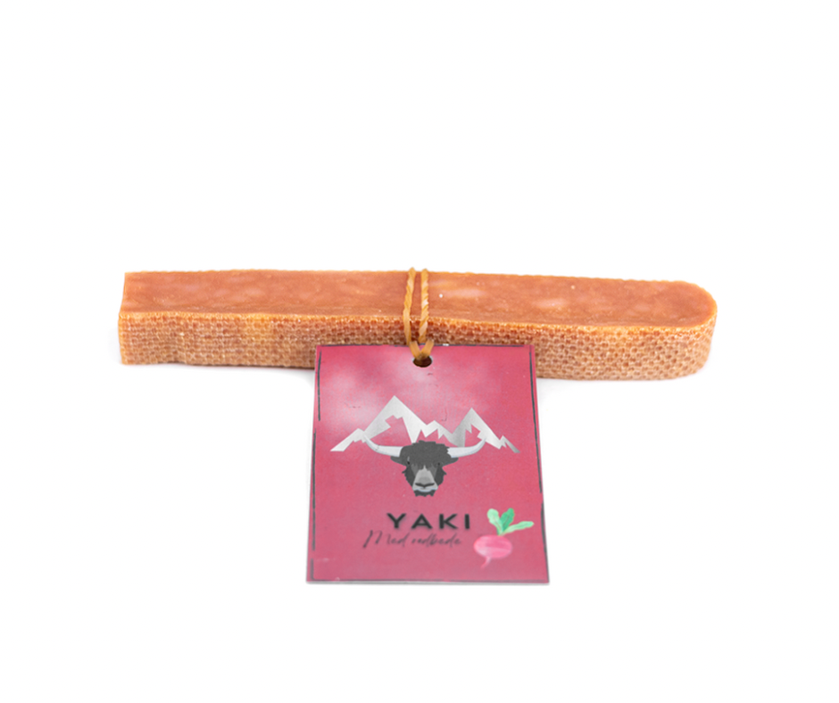 Yaki Tyggesnack til Hunde – Vælg mellem Original, Rødbede eller Honning i Str M