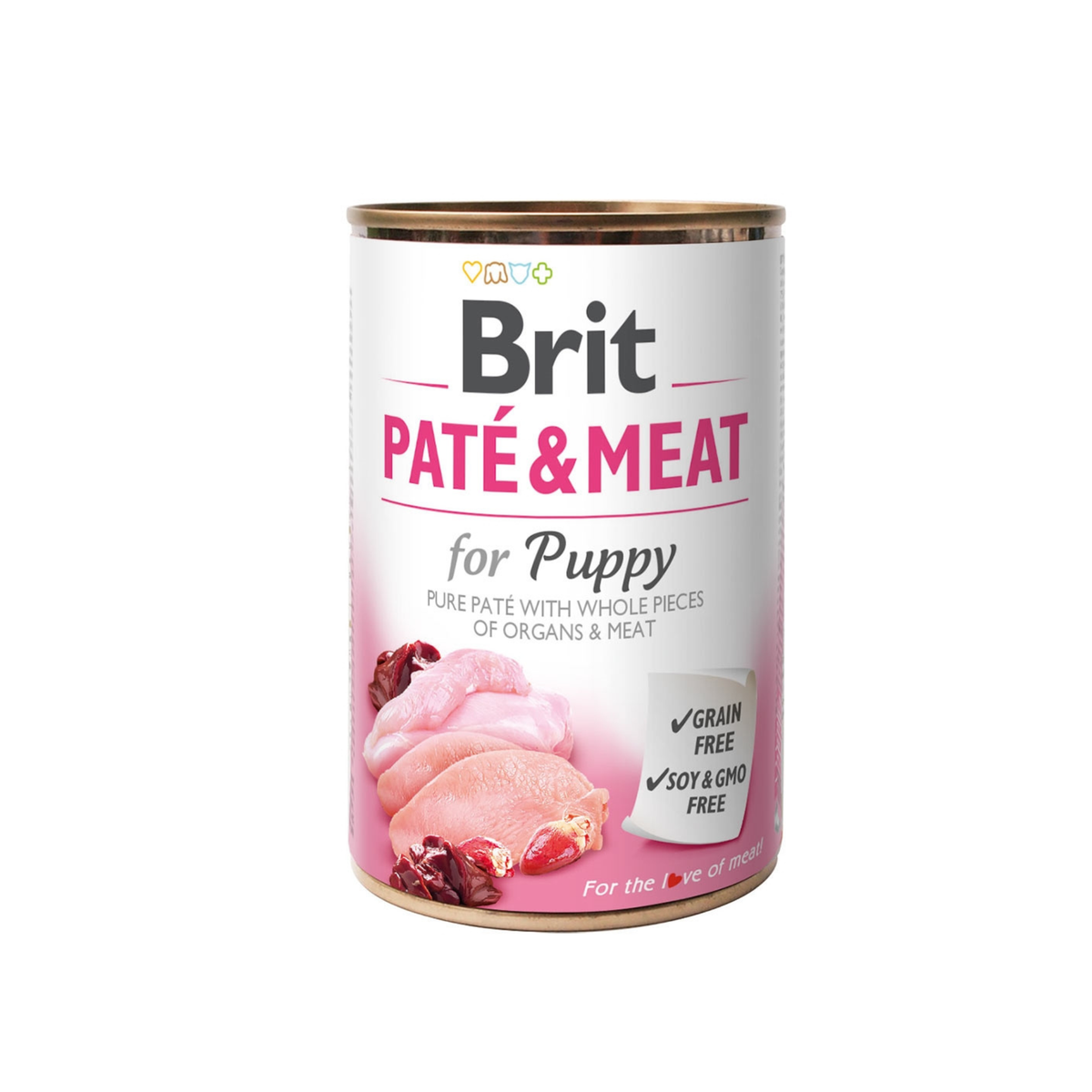 Brit Paté & Meat Puppy – Skånsomt vådfoder til hvalpe i vækst