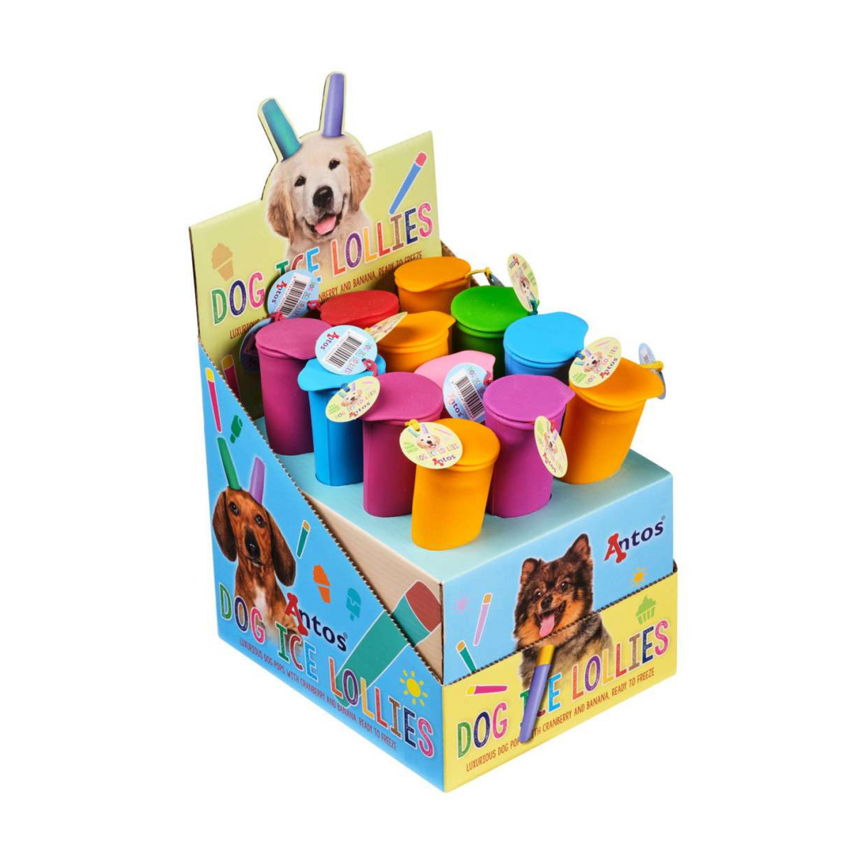 Hundglass Ice Lollie – Lav forfriskende hundeis til sommeren (startsæt eller refill)