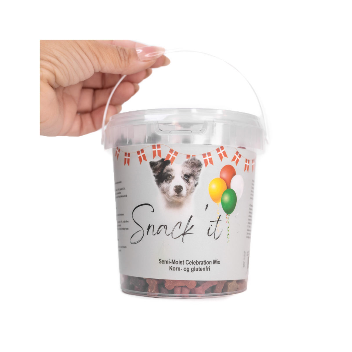 Snack'it Semi-Moist Celebration Mix 500g – Blød og farverig godbid til særlige øjeblikke