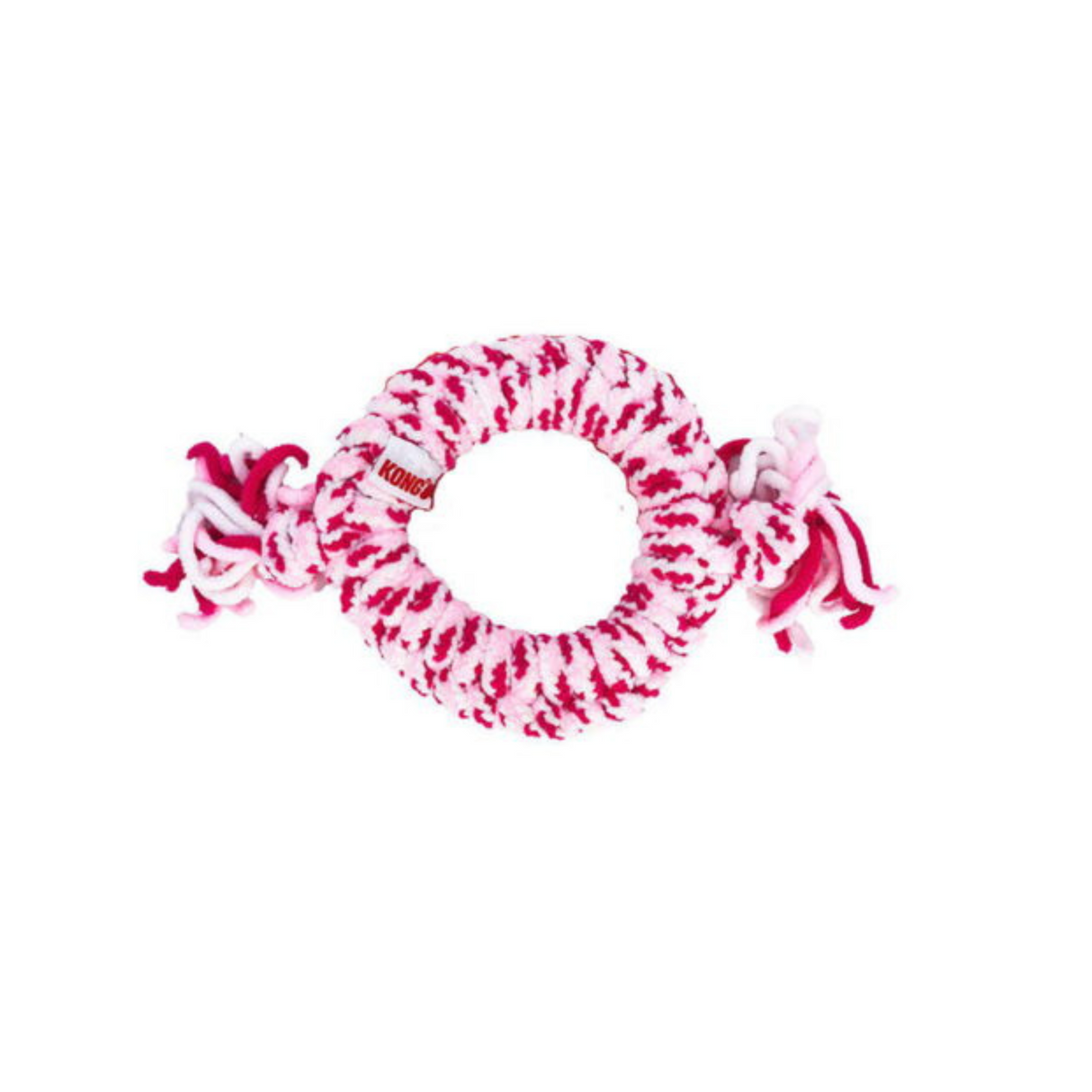 KONG Rope Ring Puppy M – Skånsom tygge- og kasteleg til hvalpe i tandskifte