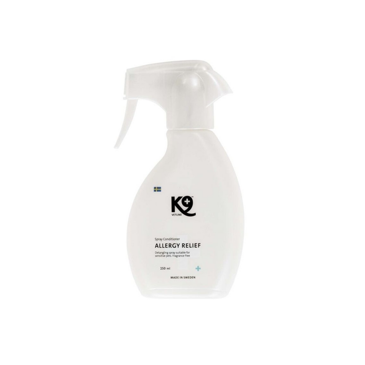 K9 Allergy Relief Spray Conditioner 250 ml – Parfumefri spraybalsam til allergiske og følsomme hunde