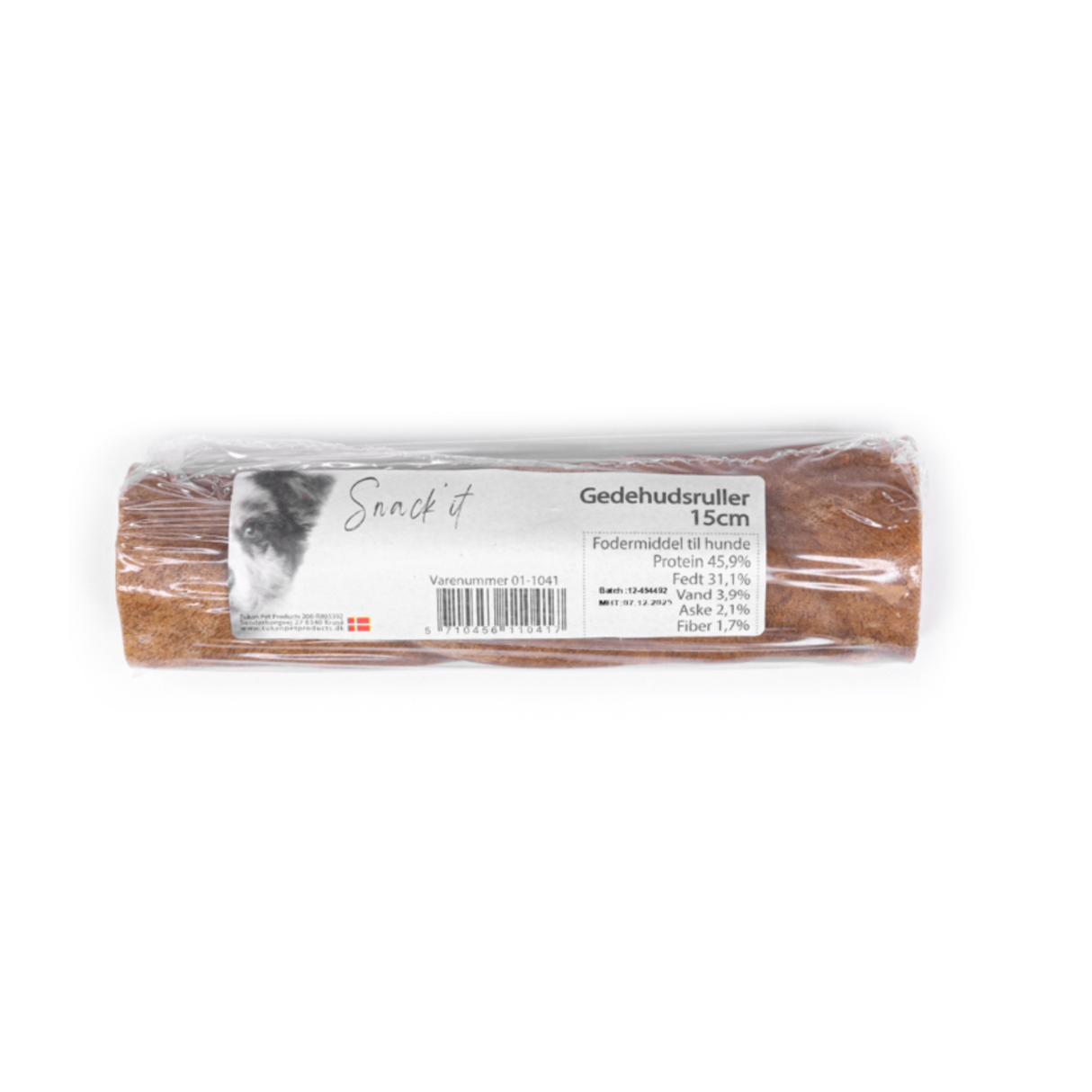 Snack'it Gedehudsruller 15 cm – naturlig og smagfuld tyggerulle