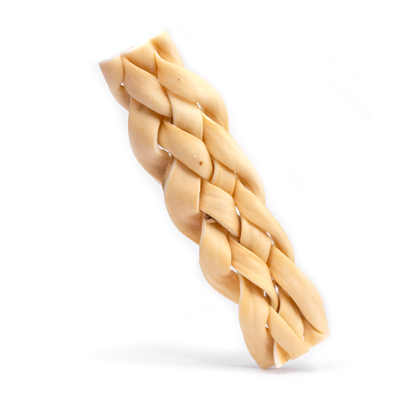 Snack’it Flettet Oksehud – robust, naturlig tyggeglæde i flere størrelser