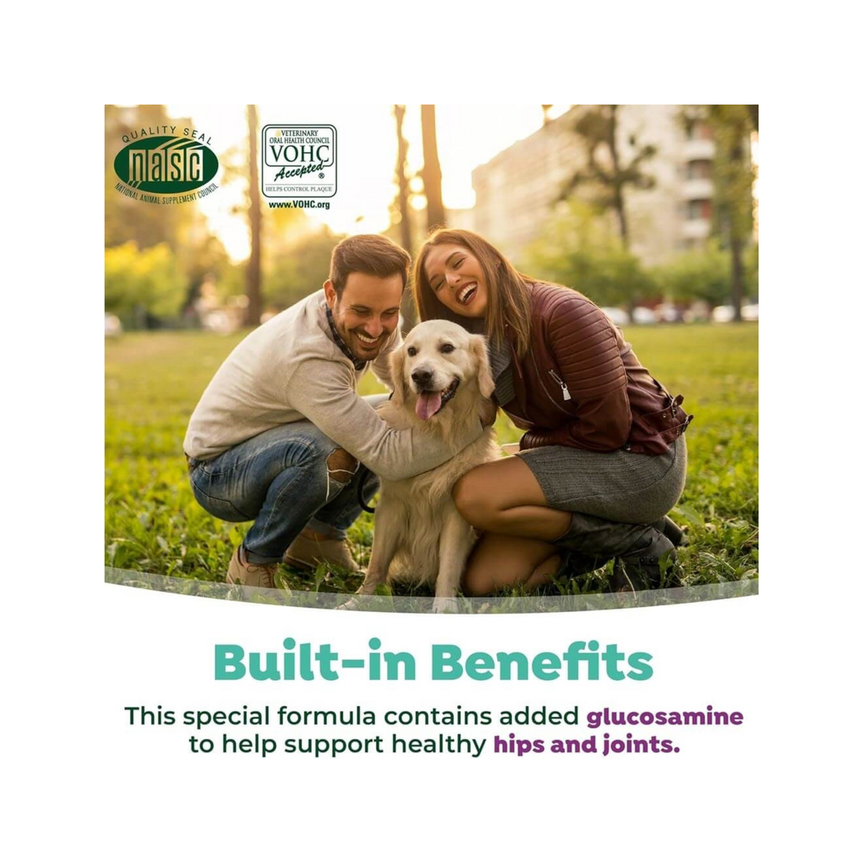 Tropiclean Oral Care Water Additive Hip & Joint – frisk ånde og sunde led i én rutine (473 ml)