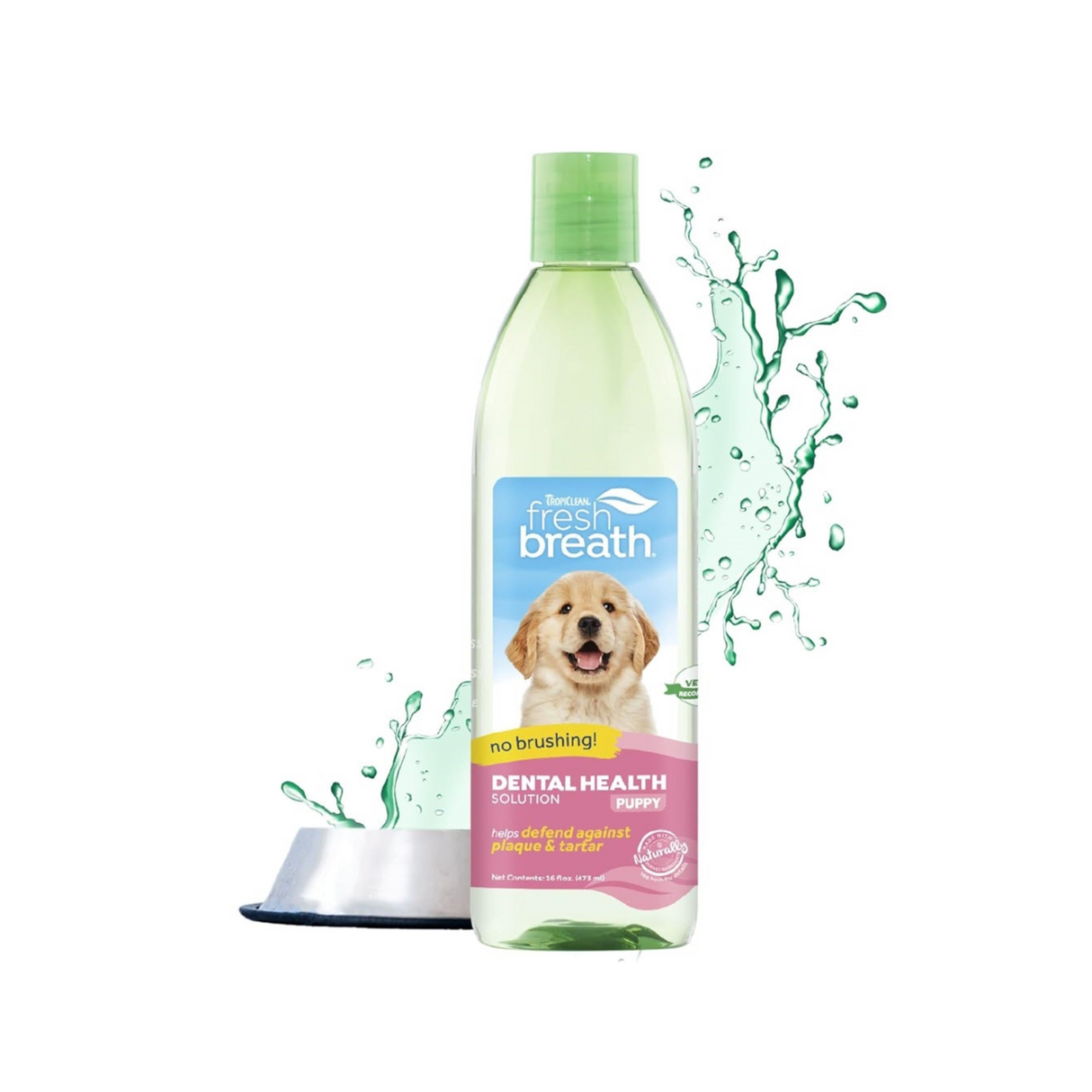 Tropiclean Oral Care Water Additive Puppy – nem tandpleje til hvalpe (473 ml)
