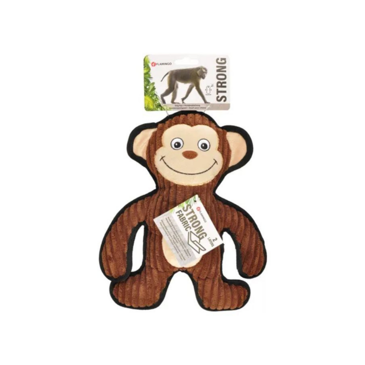 DT STRONG STUFF abe – Slidstærkt pivedyr i plys til hunde (30 cm)