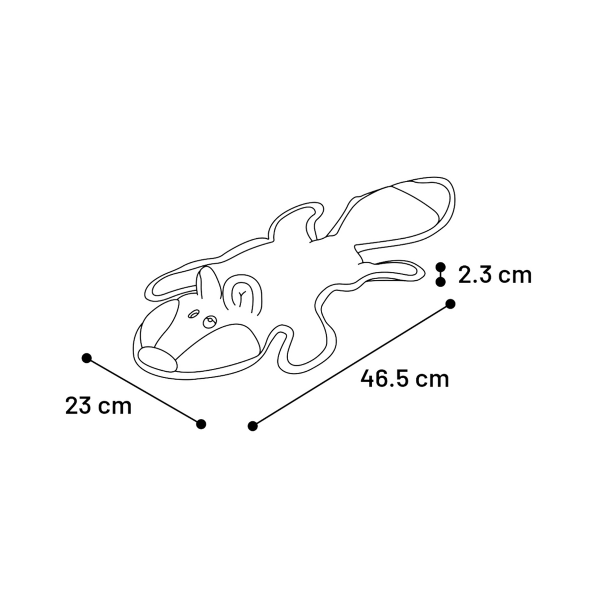 STRONG DT Plush Fox – 47 cm & STRONG DT Plush Squirrel – 46 cm