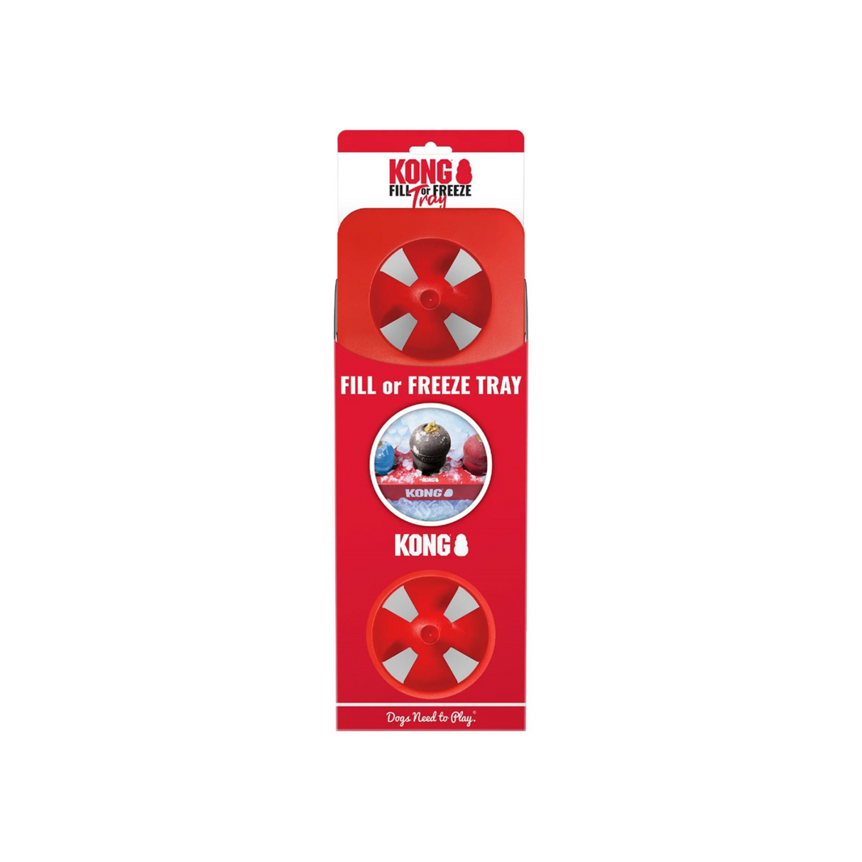 KONG Fill & Freeze Tray – fyld dine KONG uden rod (passer alle størrelser)
