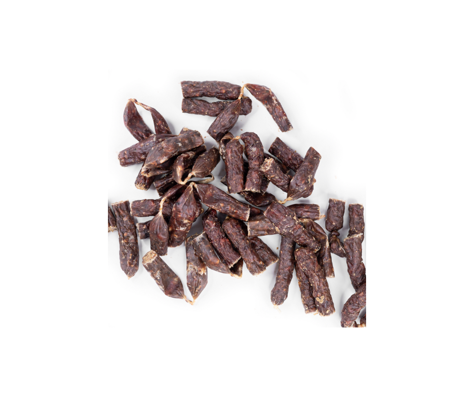 Snack’it Pølsestykker – Okse eller Hjort/vildt (500 g)