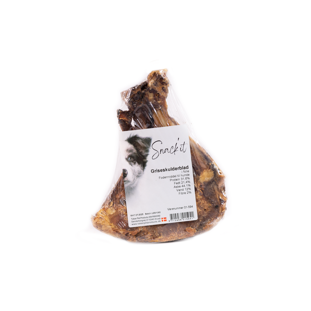 Snack'it Griseskulderblad – Naturlig tyggeglæde i beskyttende folie