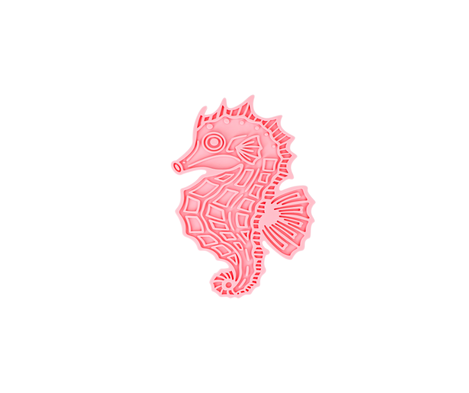 Eat Slow Live Longer Lick Mat Seahorse – slikkemåtte med beroligende effekt (4 farver)