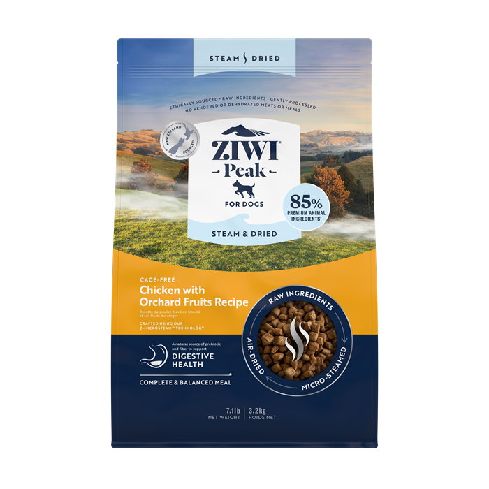 ZIWI Peak Steam & Dried – rå ernæring gjort nemt | Lam, Kylling & Okse