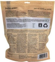 Treateaters Duck Jerky 1 kg – Smagfulde strimler med and