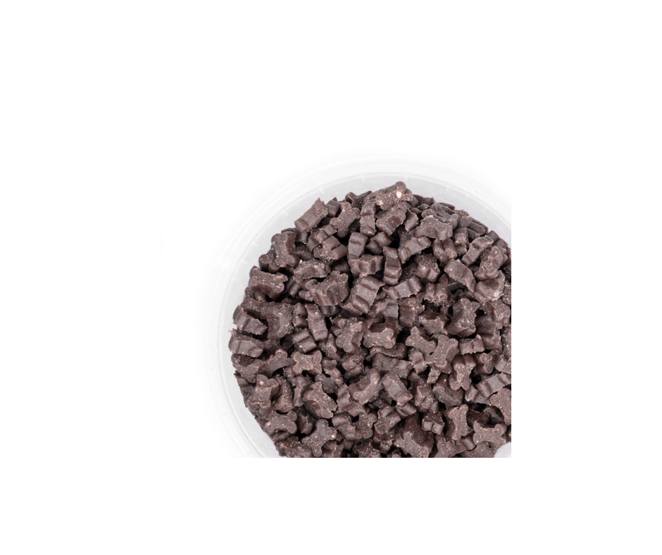 Snack’it Semi-Moist Mini Bones med Hest – Kornfri Snack til Træning 500g