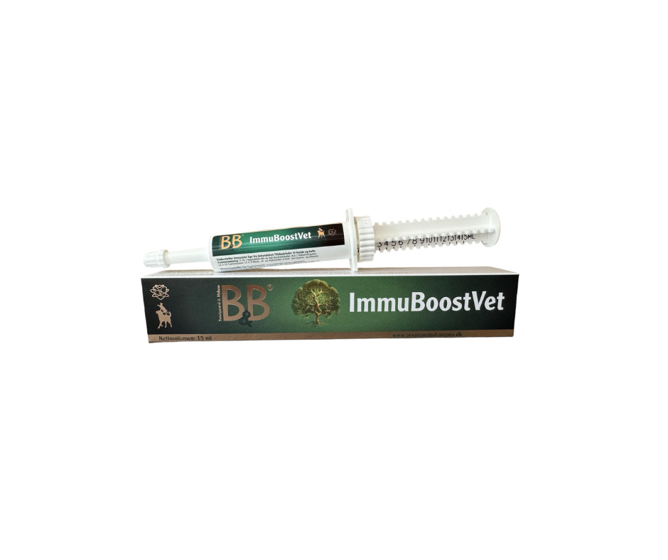 B&B ImmuBoostVet 15 ml – Naturlig støtte til immunsystemet hos hunde og katte
